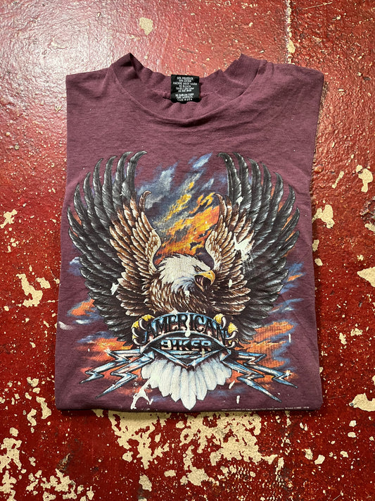 1992 3D Emblem “American Biker” Tee