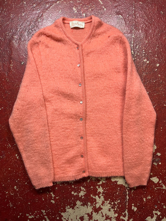 60s Jantzen Pink Mohair Cardigan