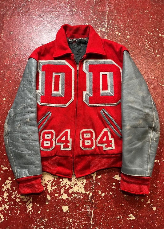 1984 Deerfield Zip Up Letterman Jacket