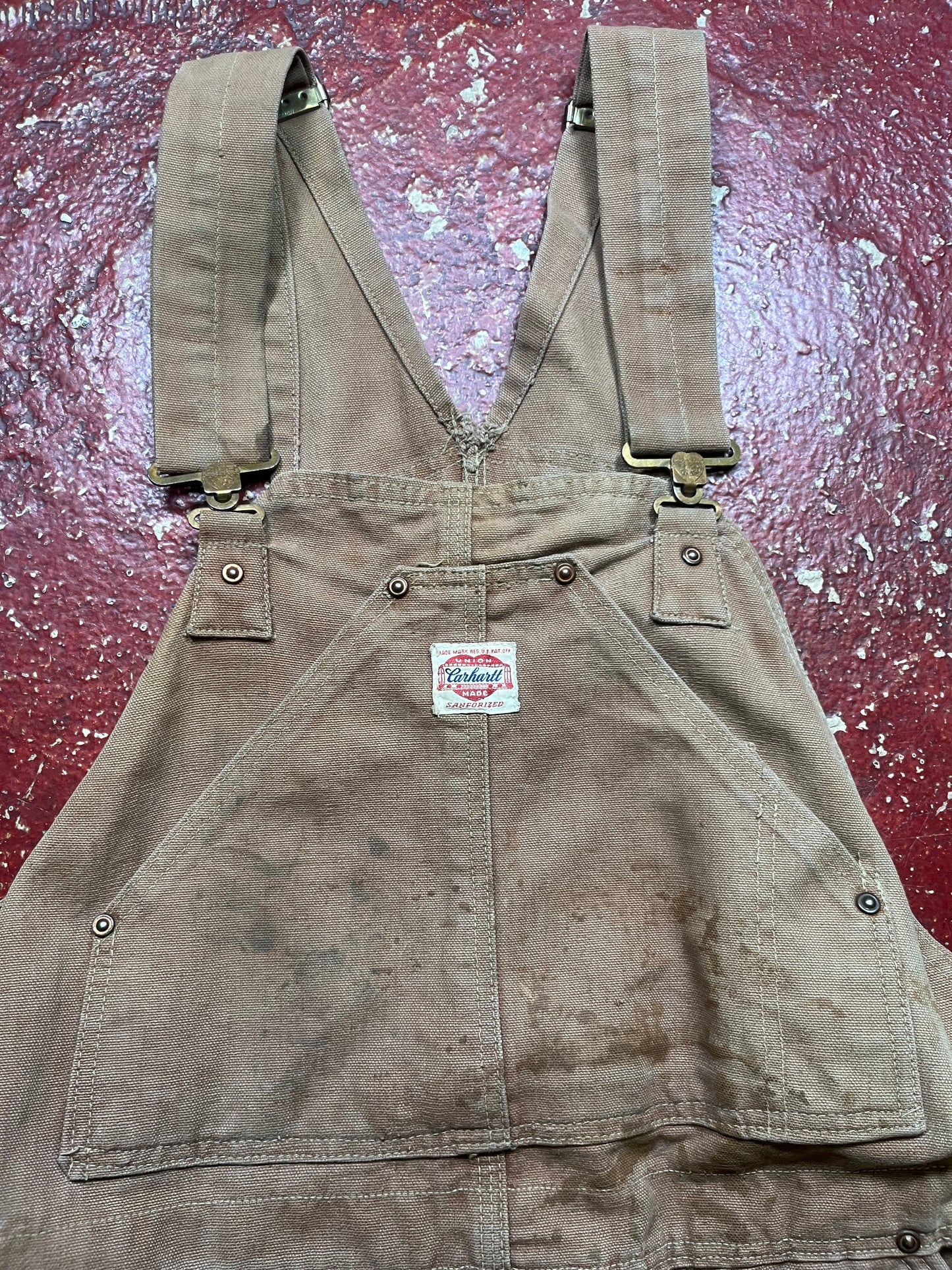 40s Carhartt Wool Lined Overalls