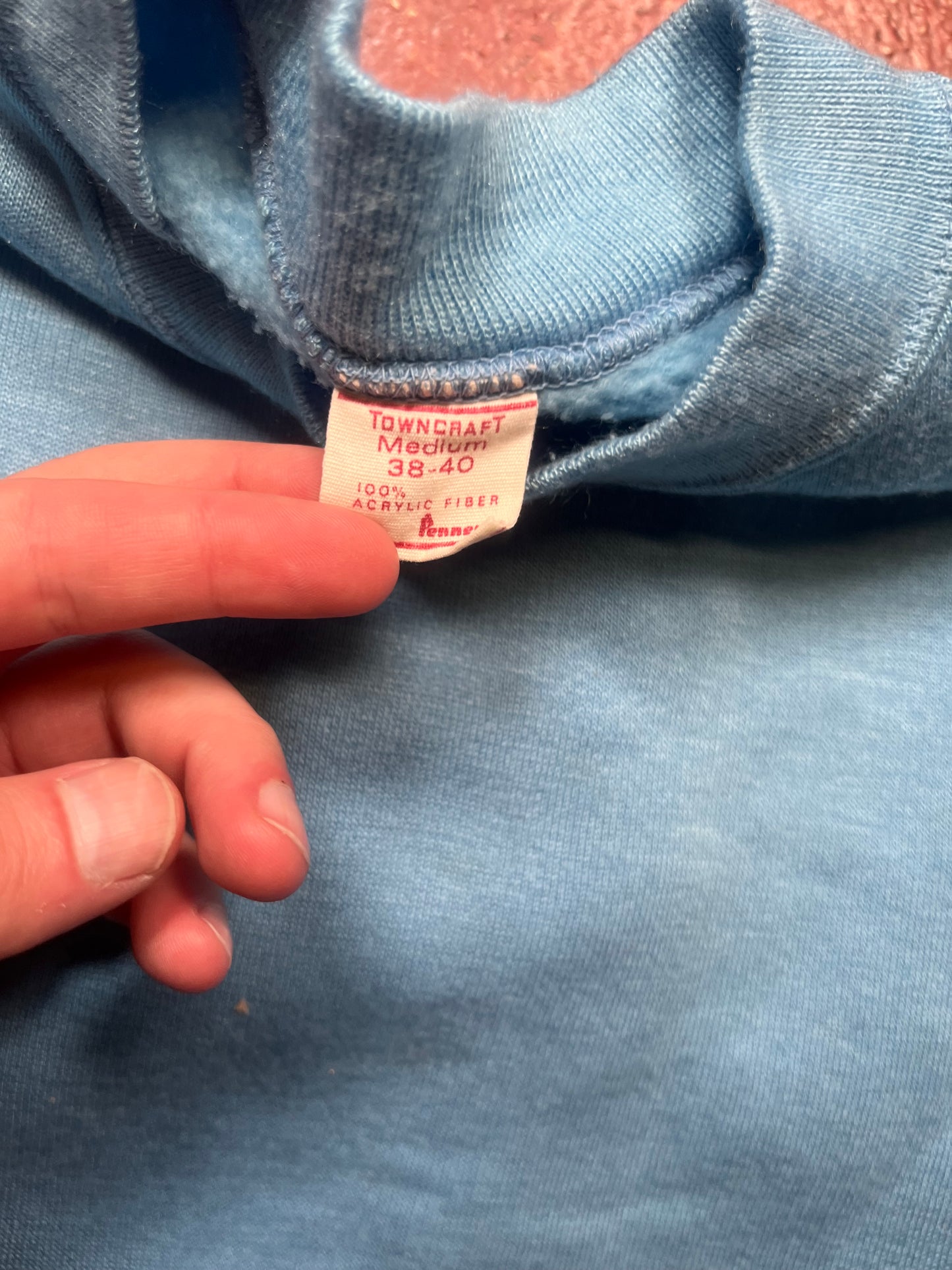 60s/70s Towncraft Blue Short Sleeve Crewneck