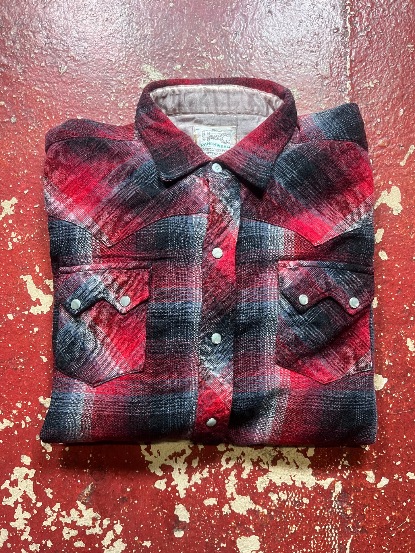 50s/60s HBarC Sawtooth Western Shirt