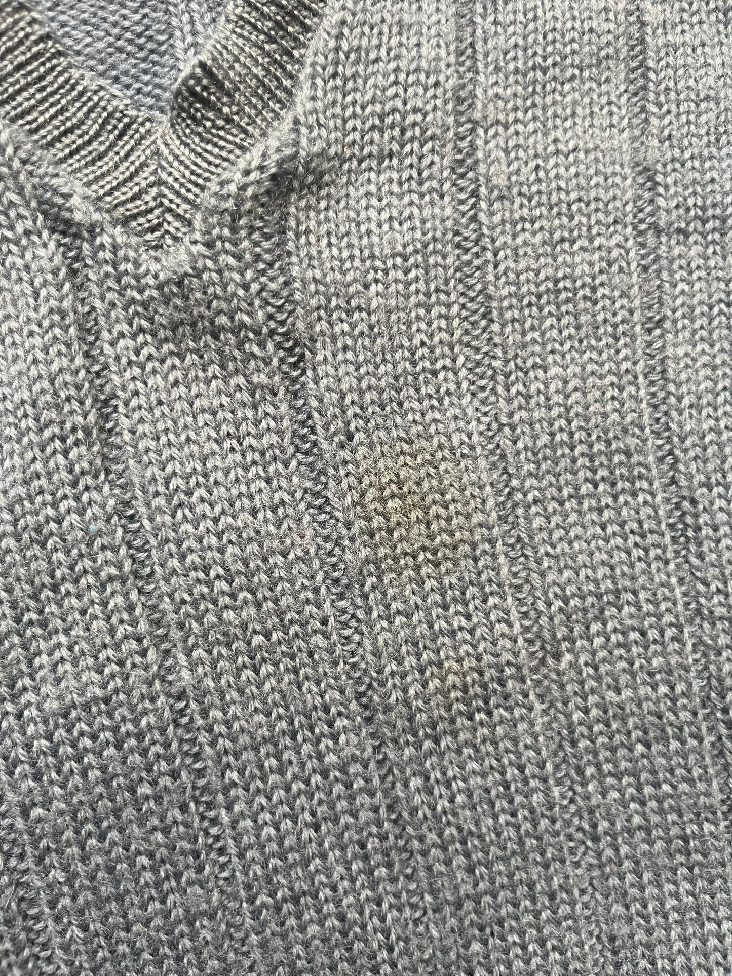 50s Brentwood Blue Vee Neck Sweater
