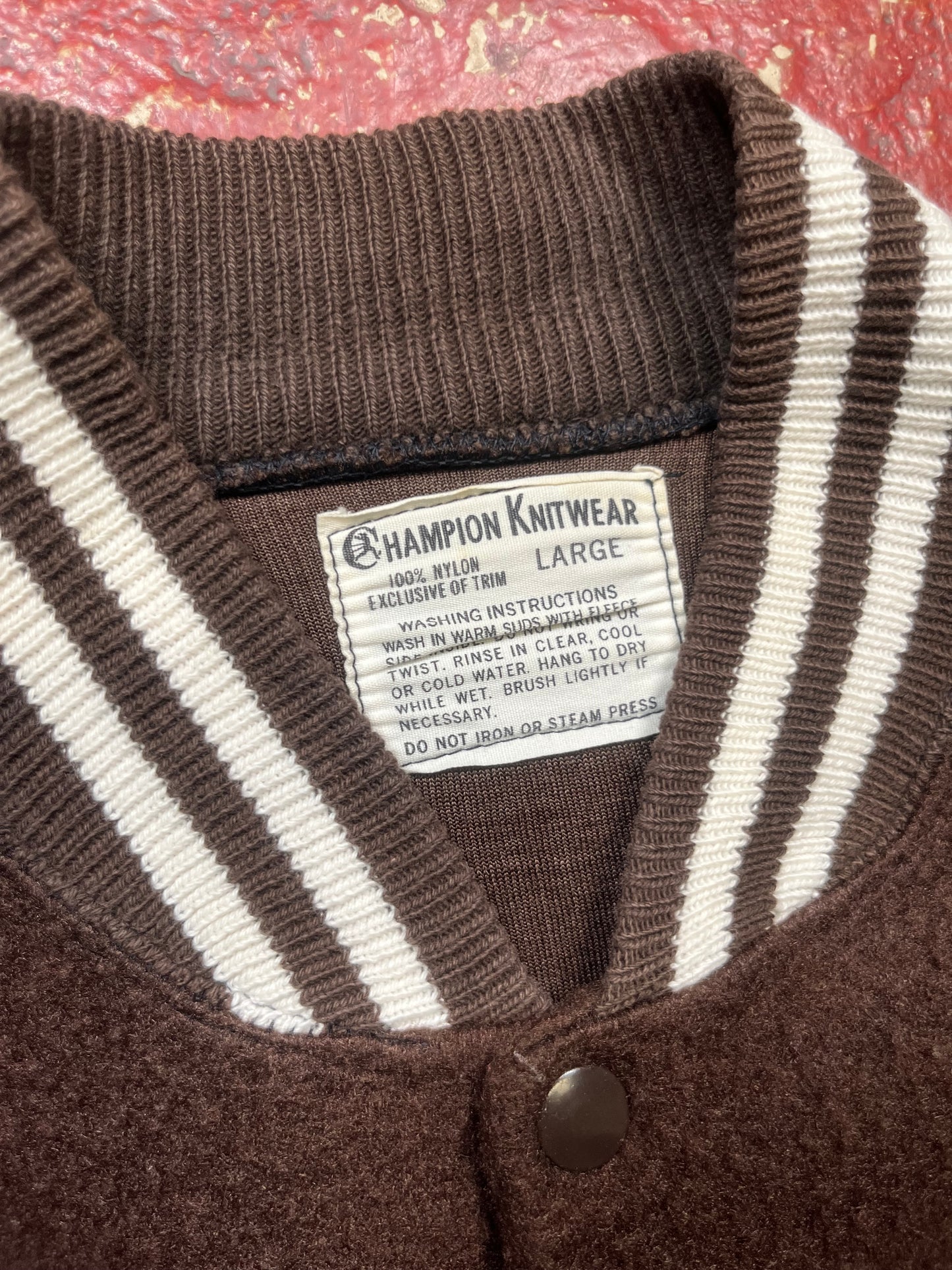 60s Champion Knitwear Case Snap Button Jacket