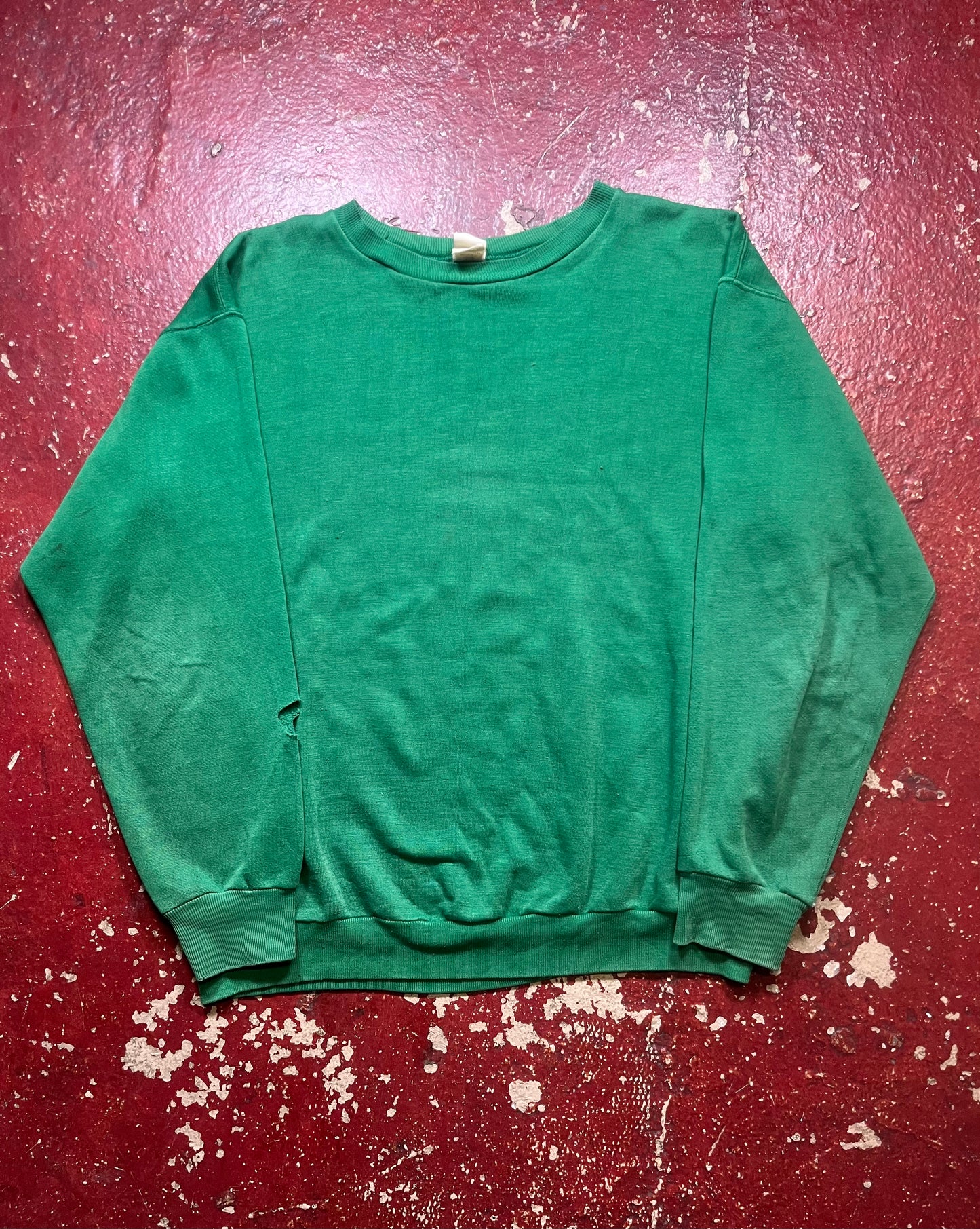 70s Russell Green Crewneck