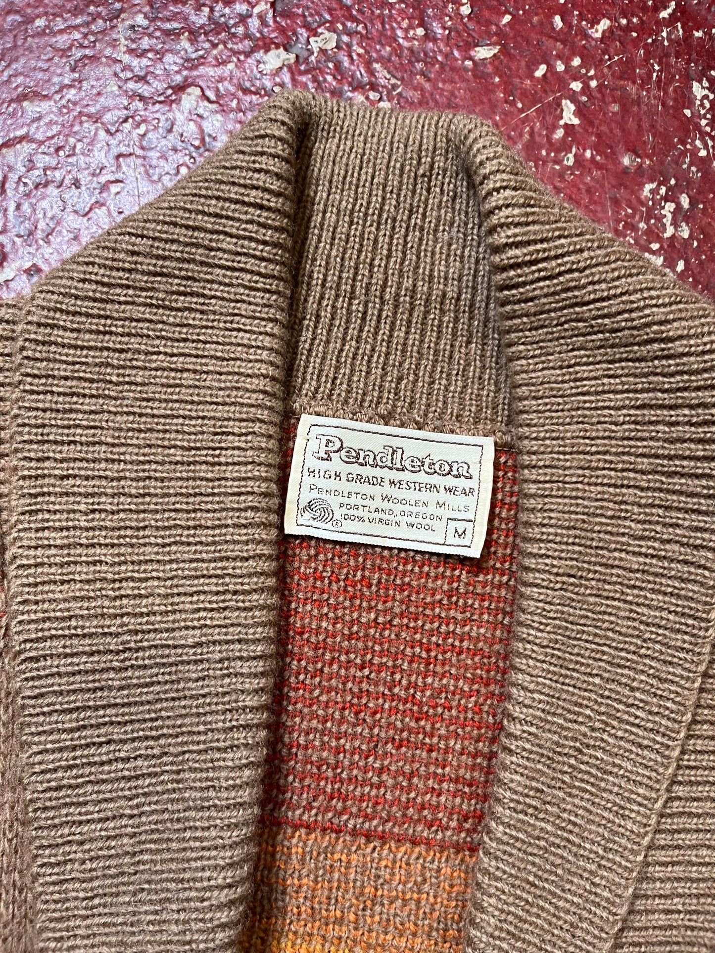 70s Pendleton Navajo Cardigan