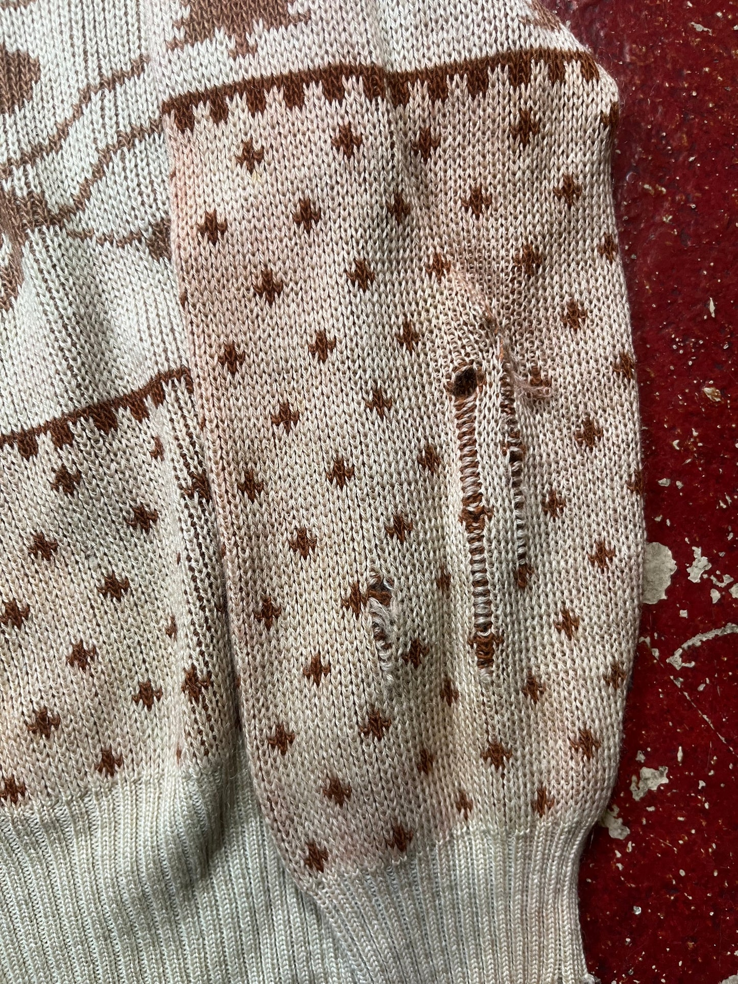 40s/50s Jersild Skiing Wool Sweater