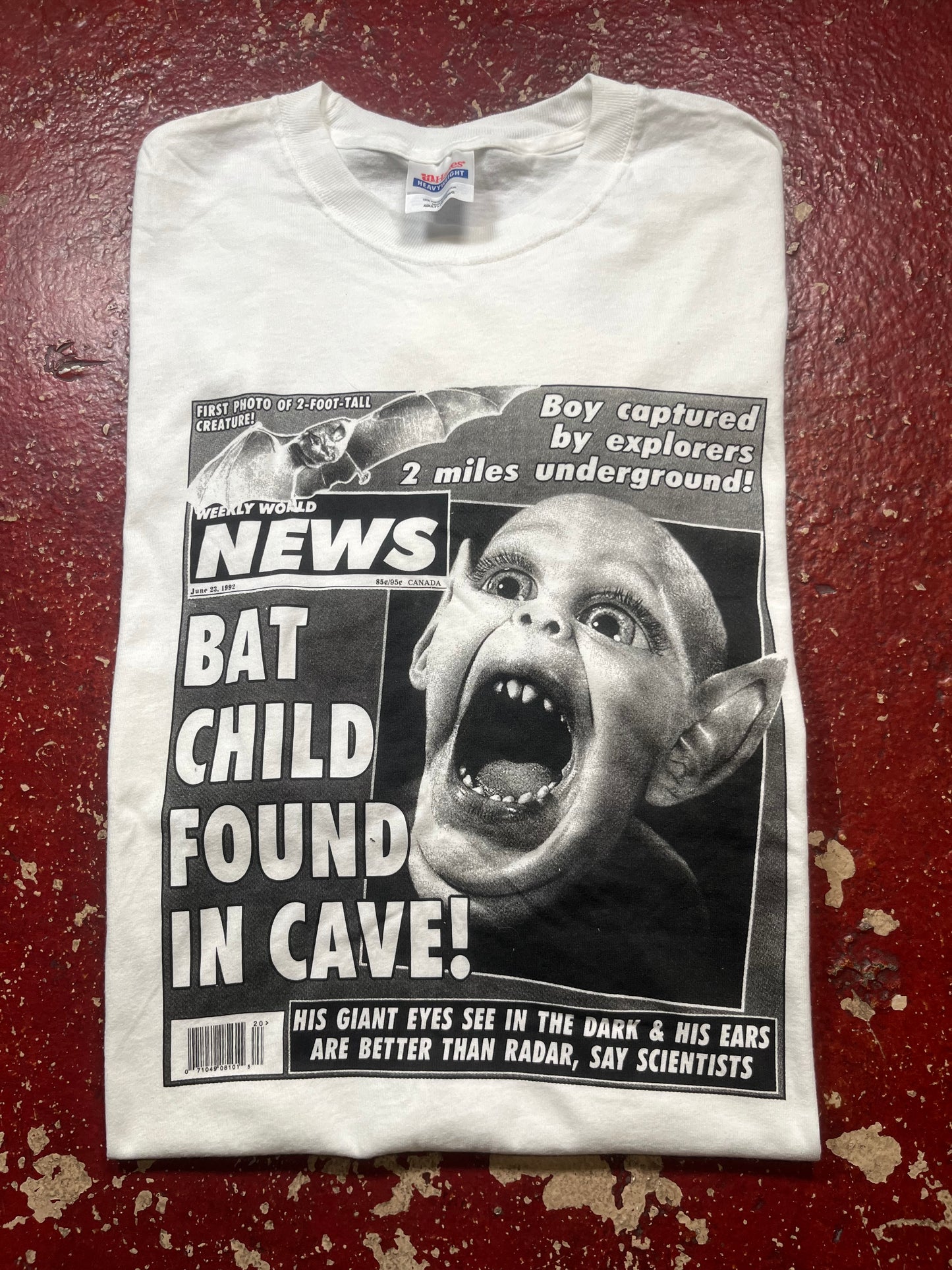 00s Bat Child Newspaper Tee
