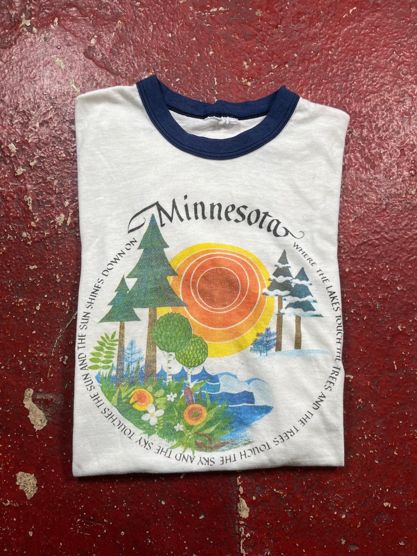 70s/80s Minnesota Ringer Tee