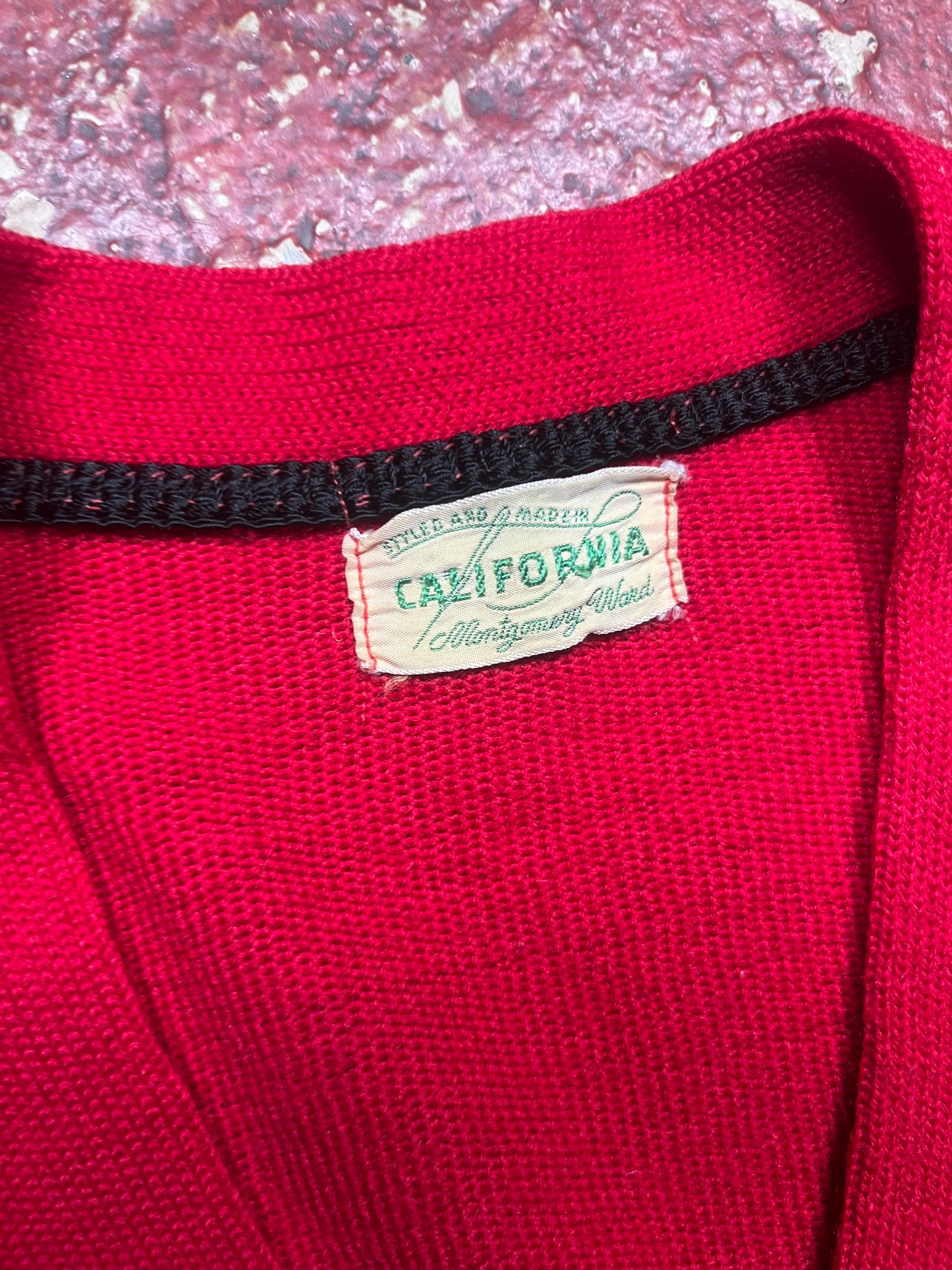 60s Montgomery Ward California Cardigan