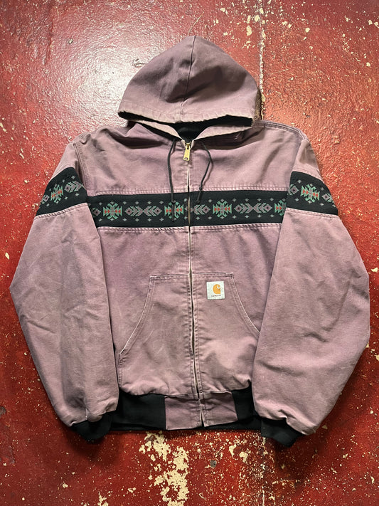 90s Carhartt Aztec Purple Jacket