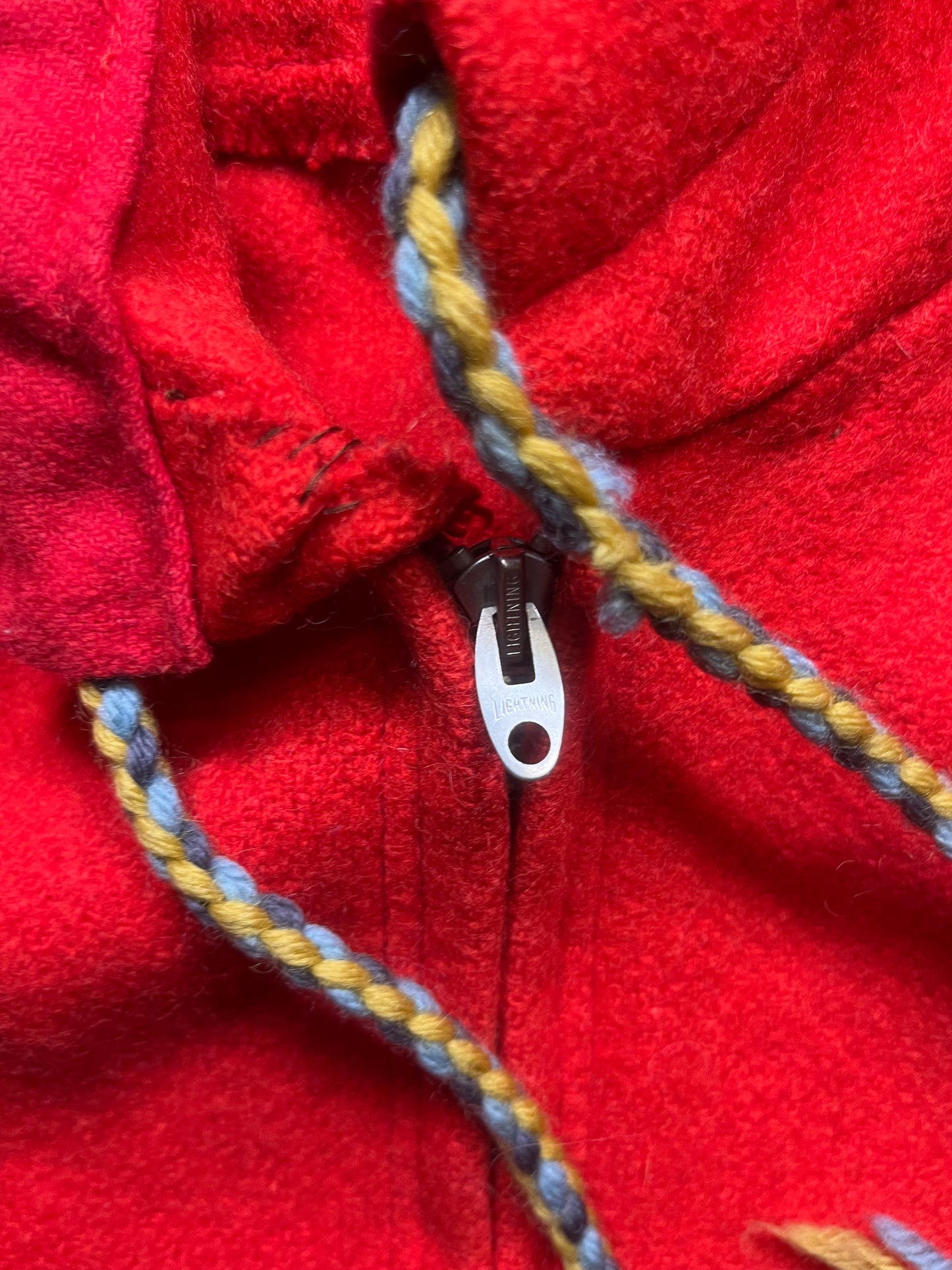 50s Home Made Wool Full Zip Jacket