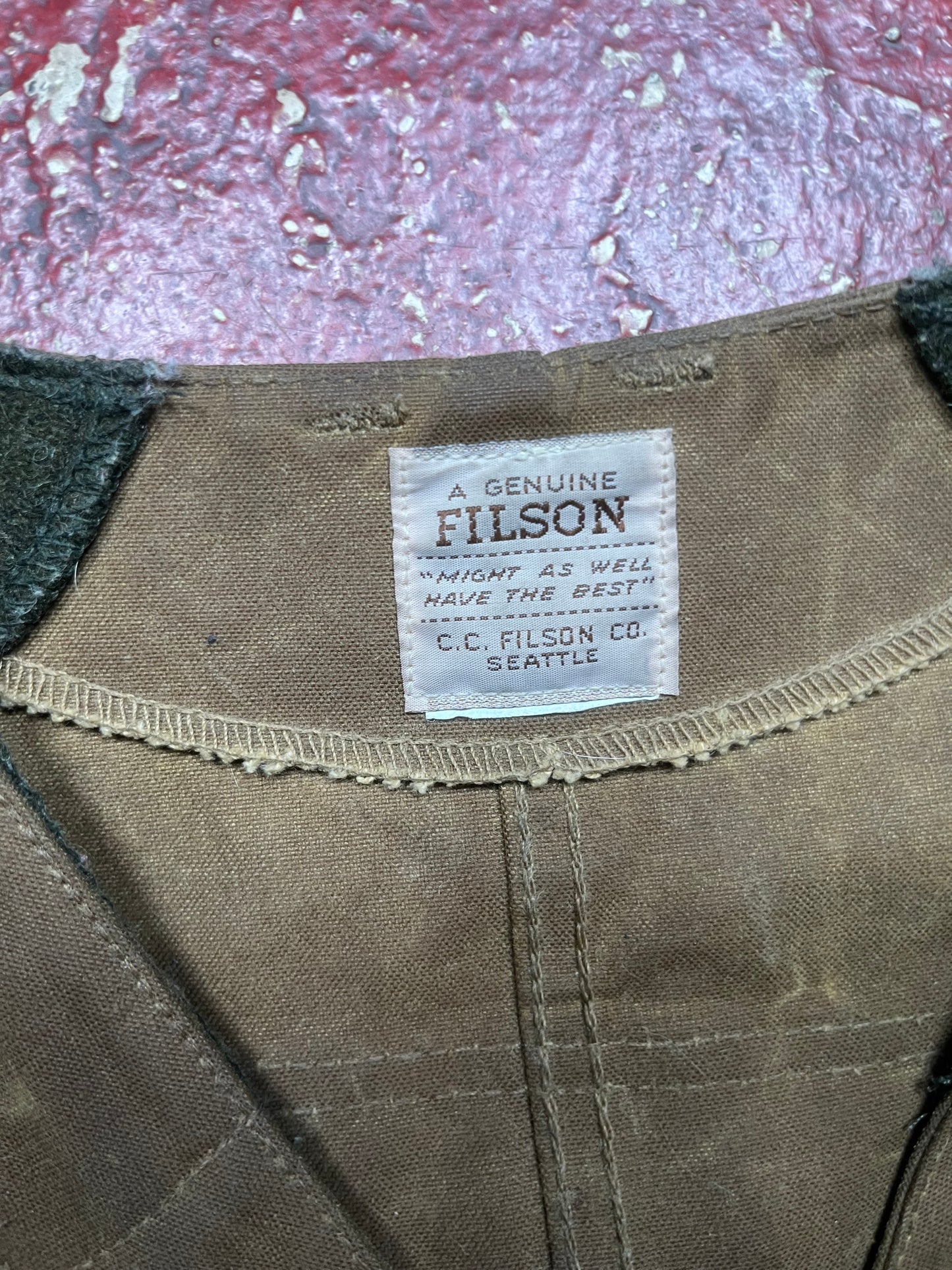 70s Filson Tin Cloth Vest