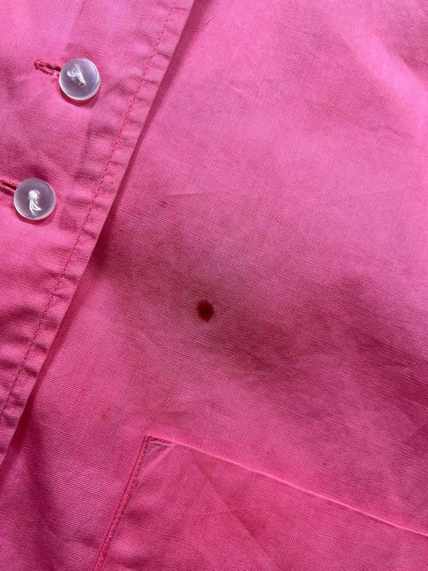 50s/60s Pink Bernie Tony Chain Stitched Bowling Shirt