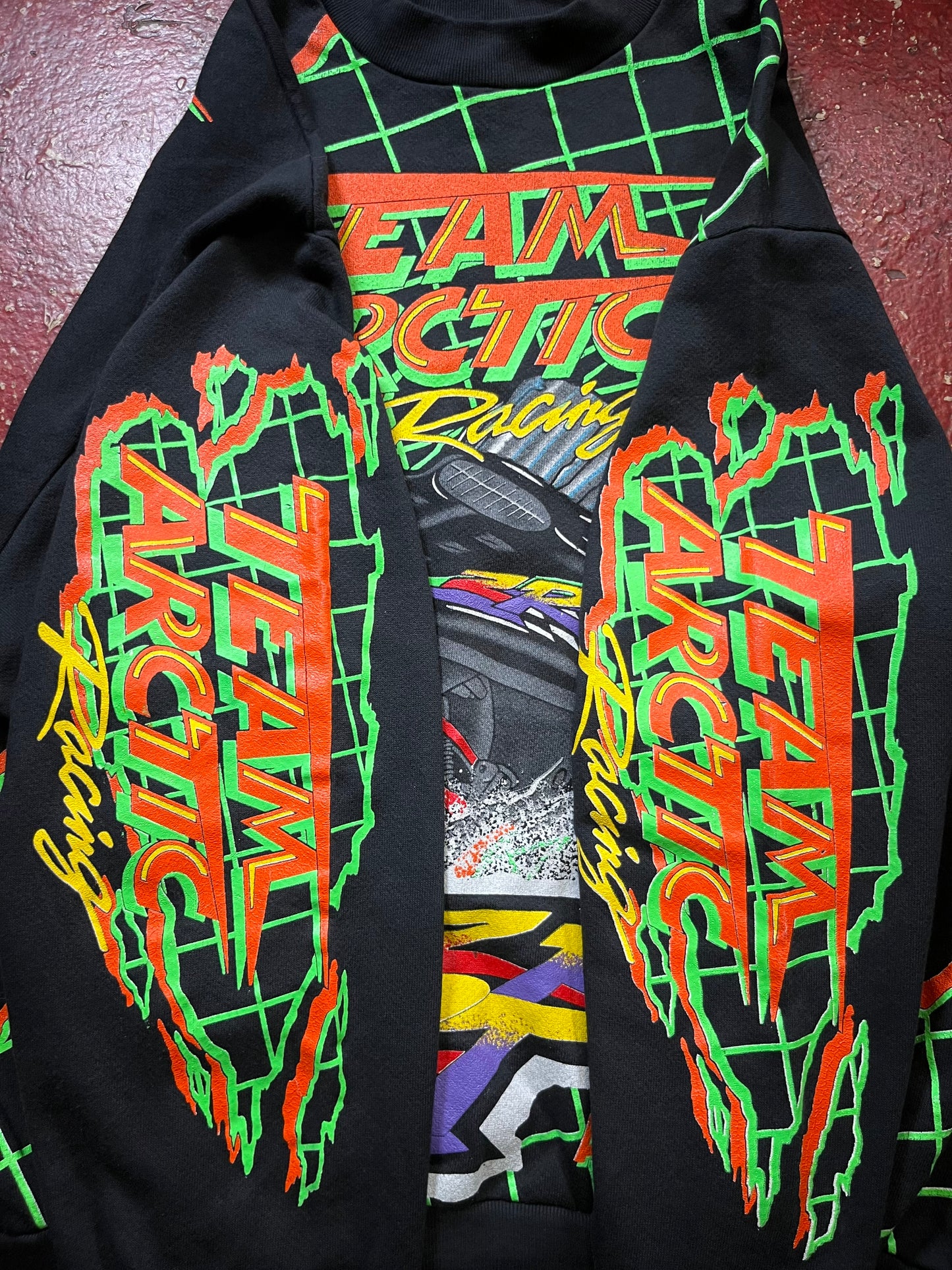 1995 Team Arctic Cat AOP Crewneck
