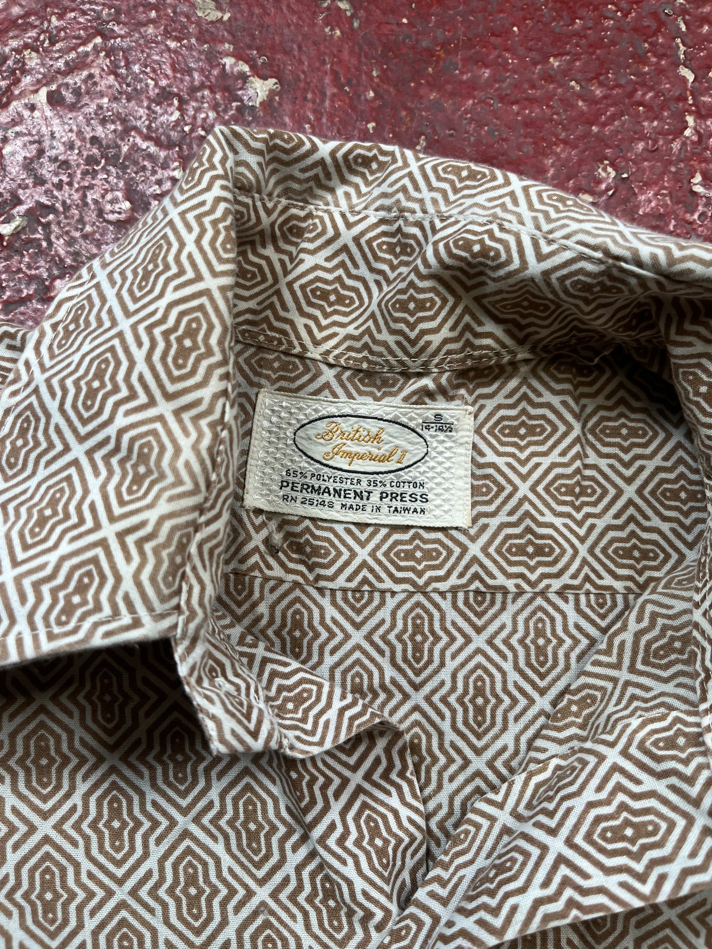 70s British Imperial Short Sleeve Shirt