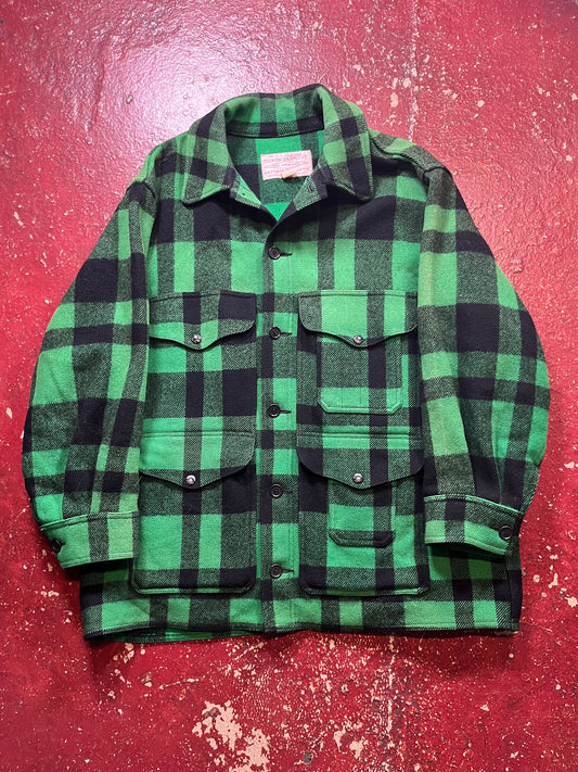 70s/80s Filson Green & Black Mackinaw Jacket
