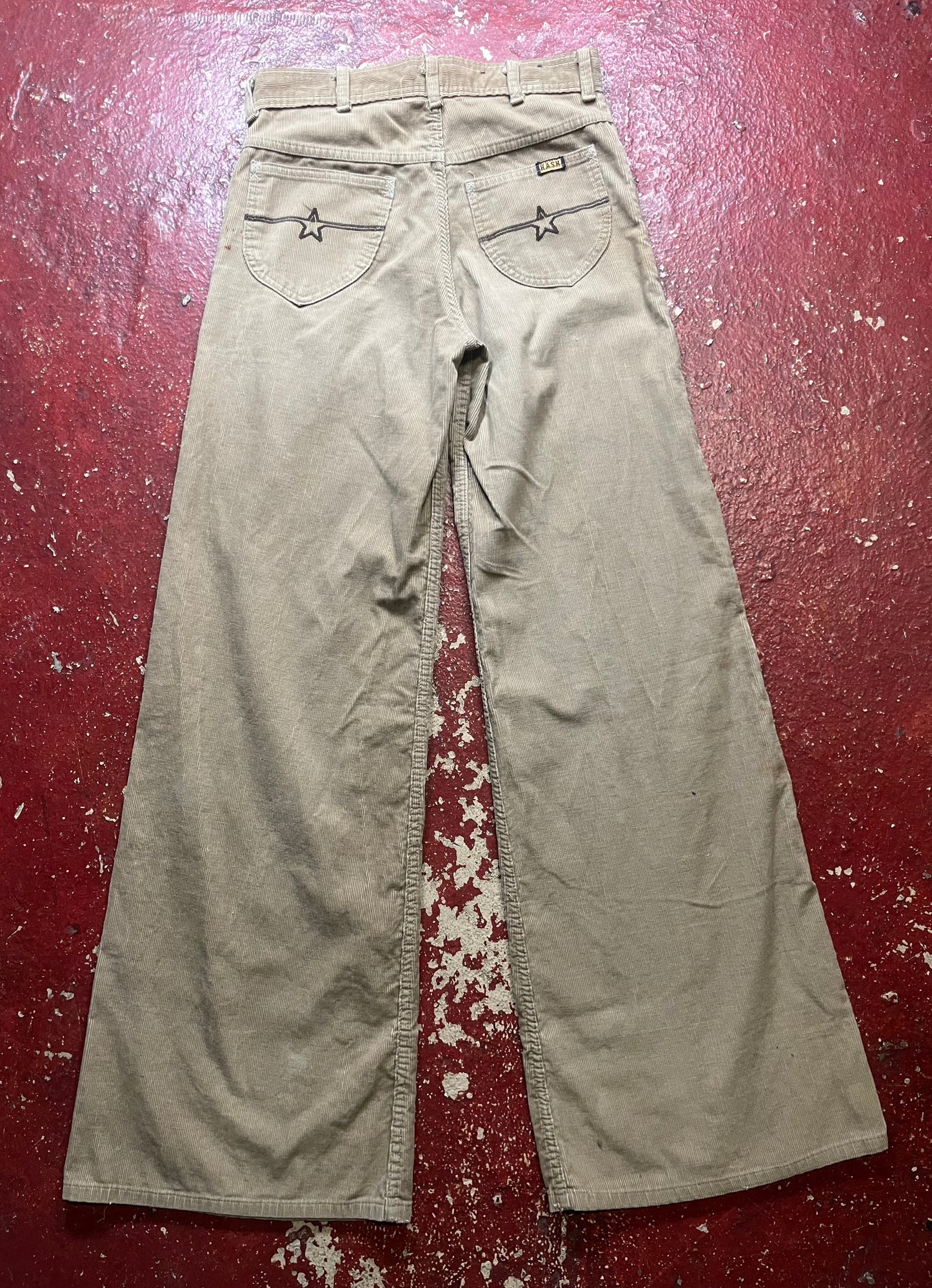 80s Hash Corduroy Bell Bottom Pants