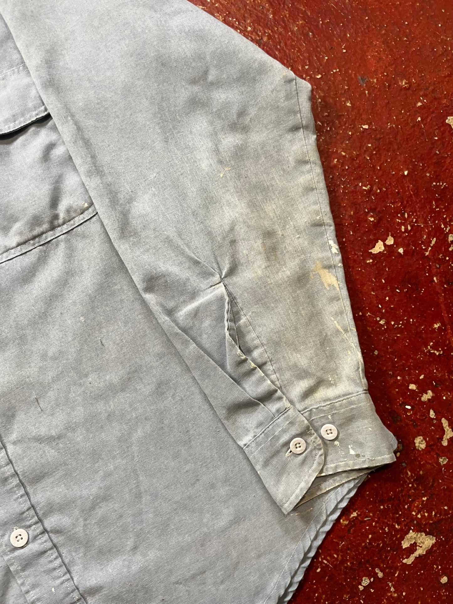 80s Big Mac Chambray Long Sleeve Shirt