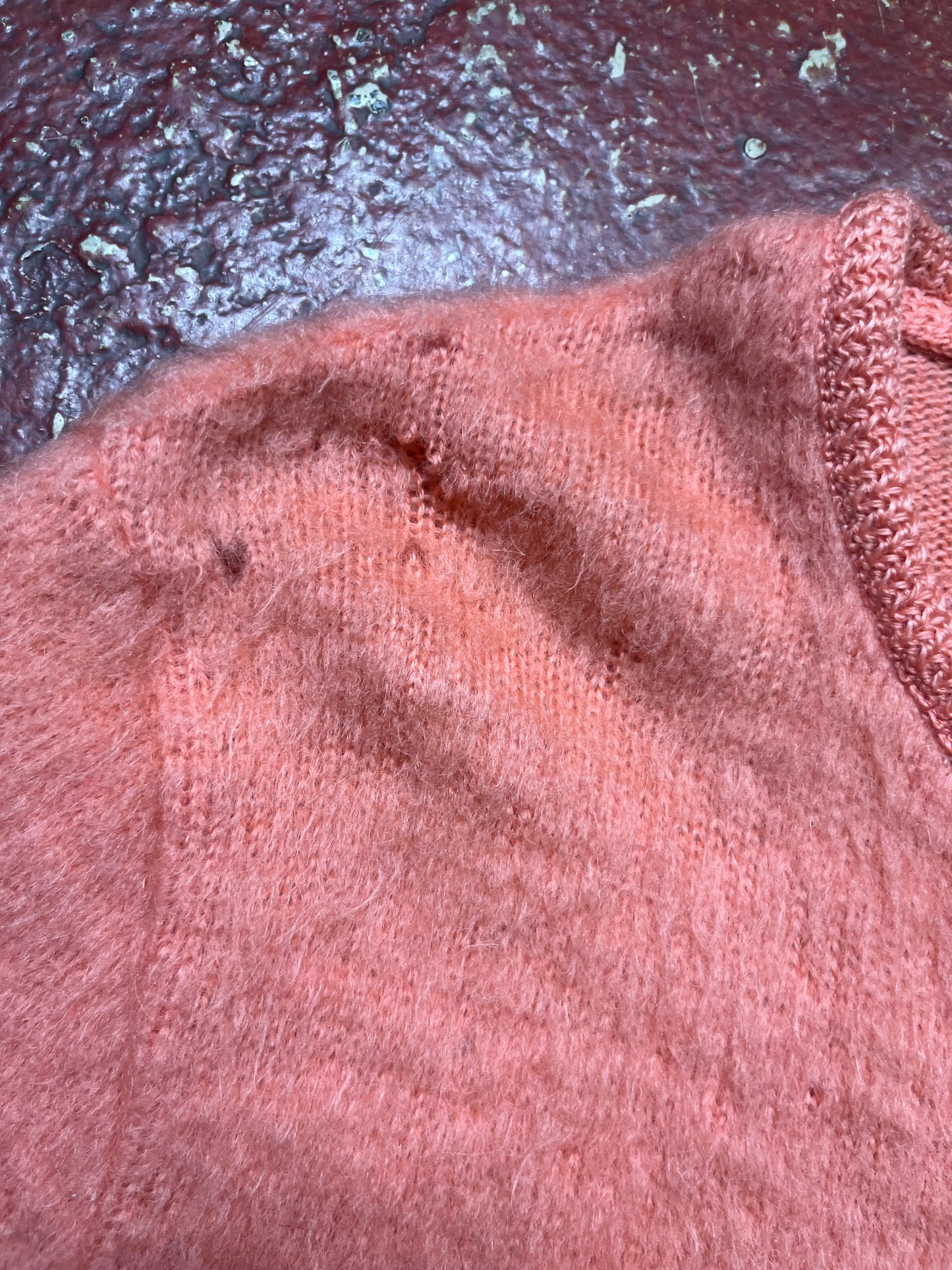 60s Jantzen Pink Mohair Cardigan