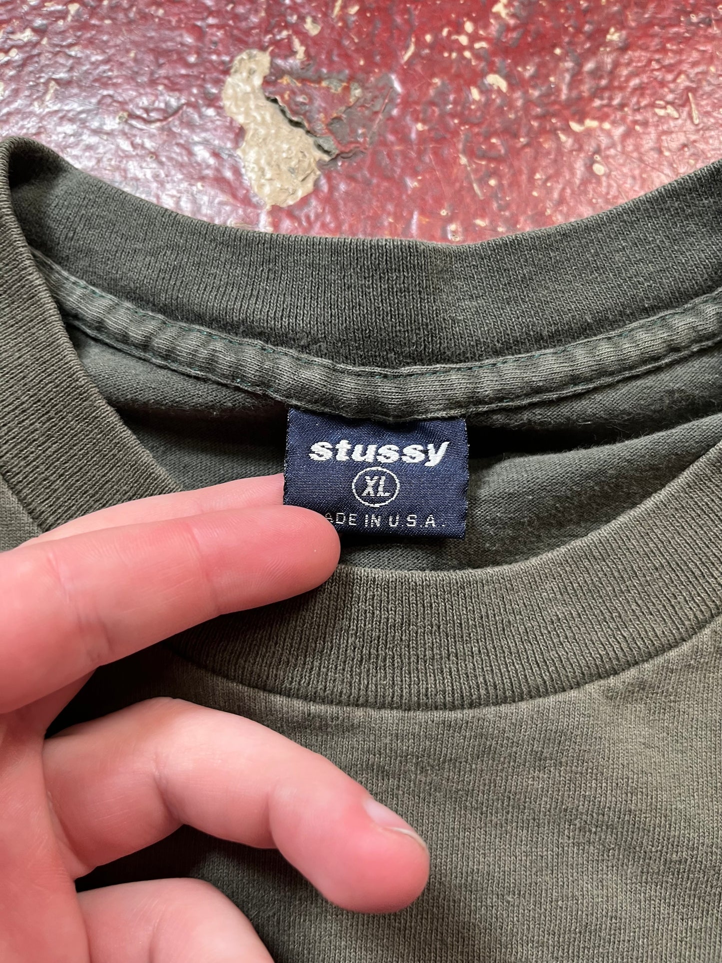 80s/90s Stussy Green Tee