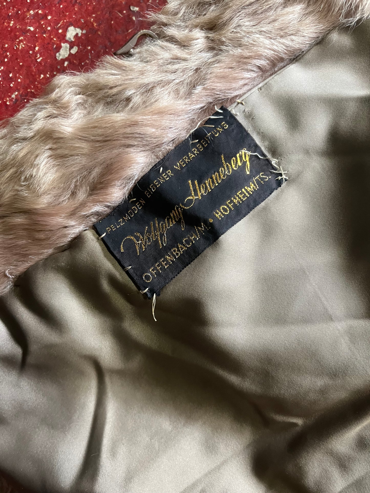 60s Wolfgang Henneberg Fur Jacket