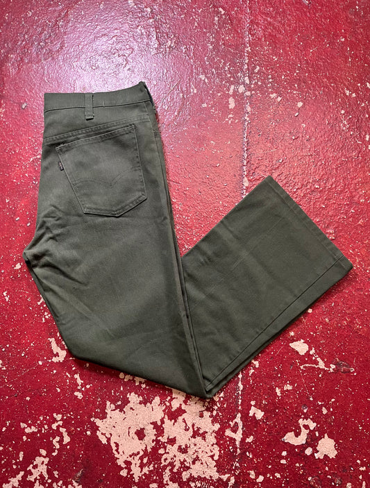 70s Levi’s Sta-Prest Green Jeans