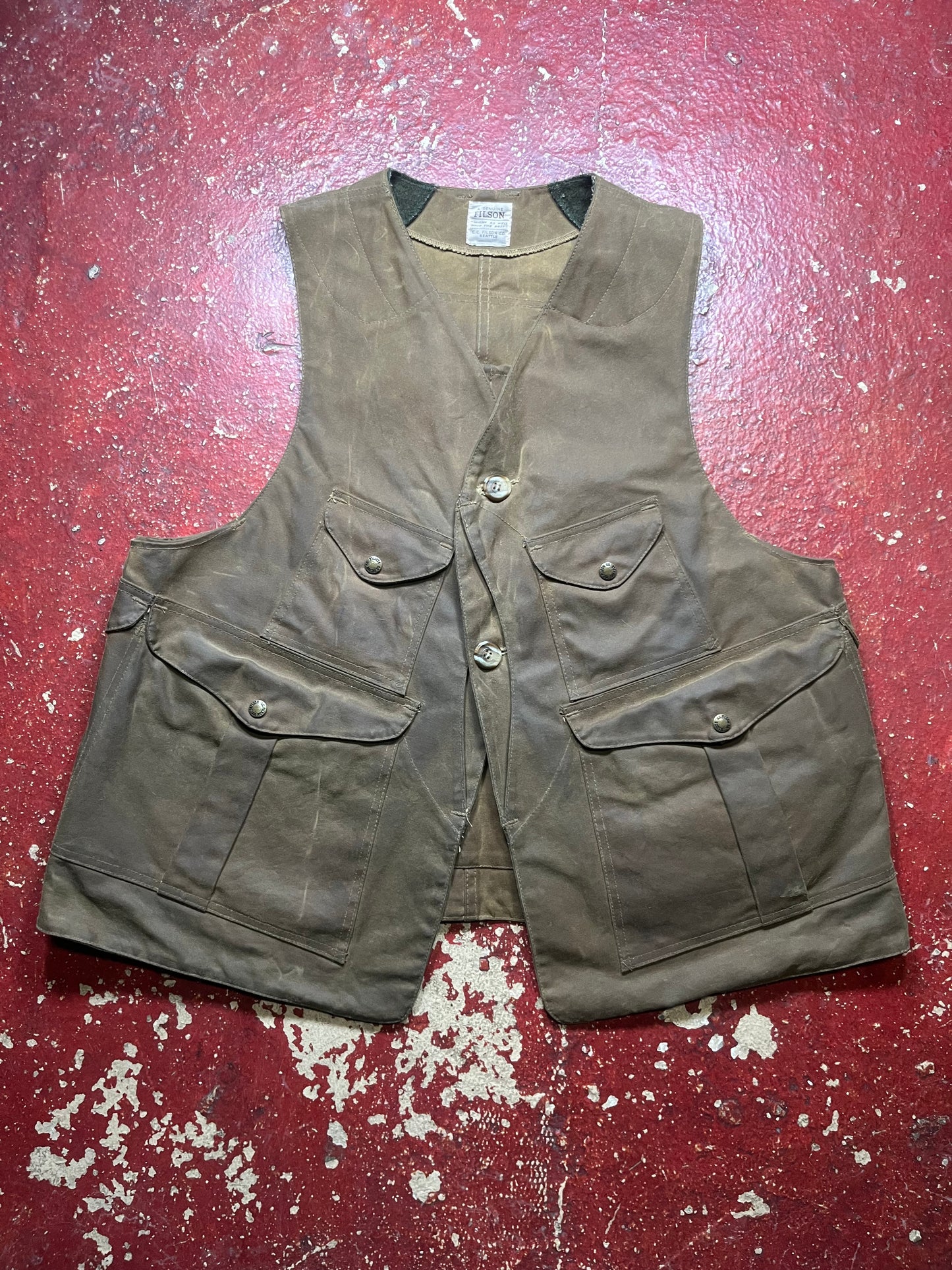 70s Filson Tin Cloth Vest