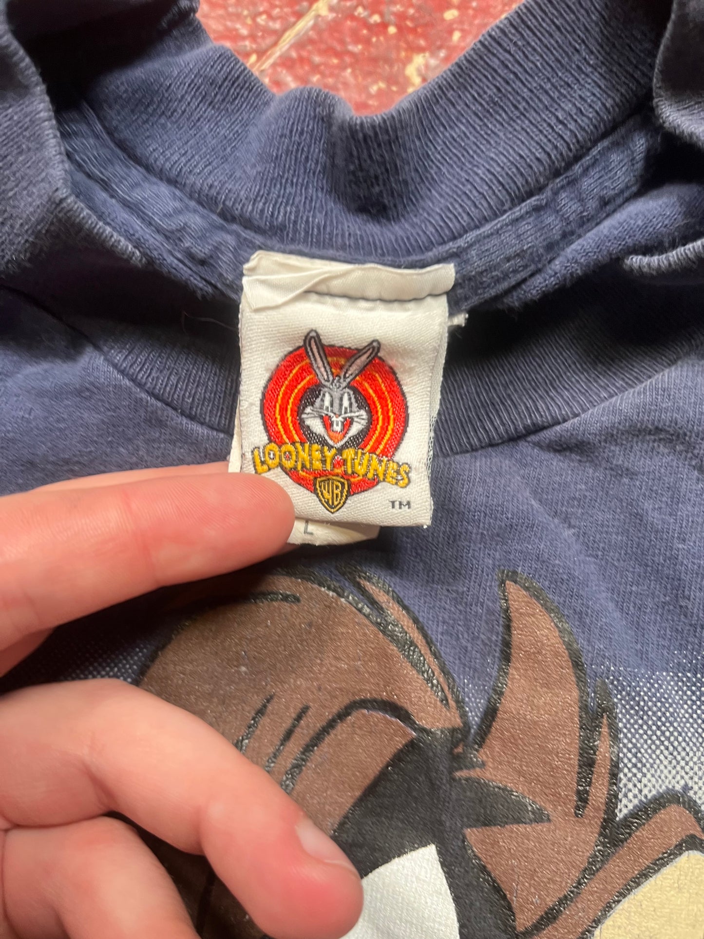 1997 Looney Tunes Basketball AOP Tee