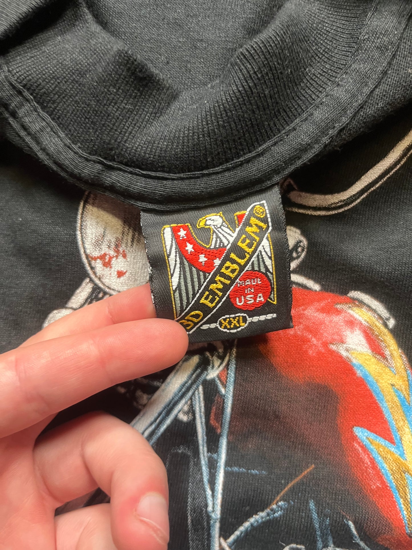 90s 3D Emblem Motorcycle Tee