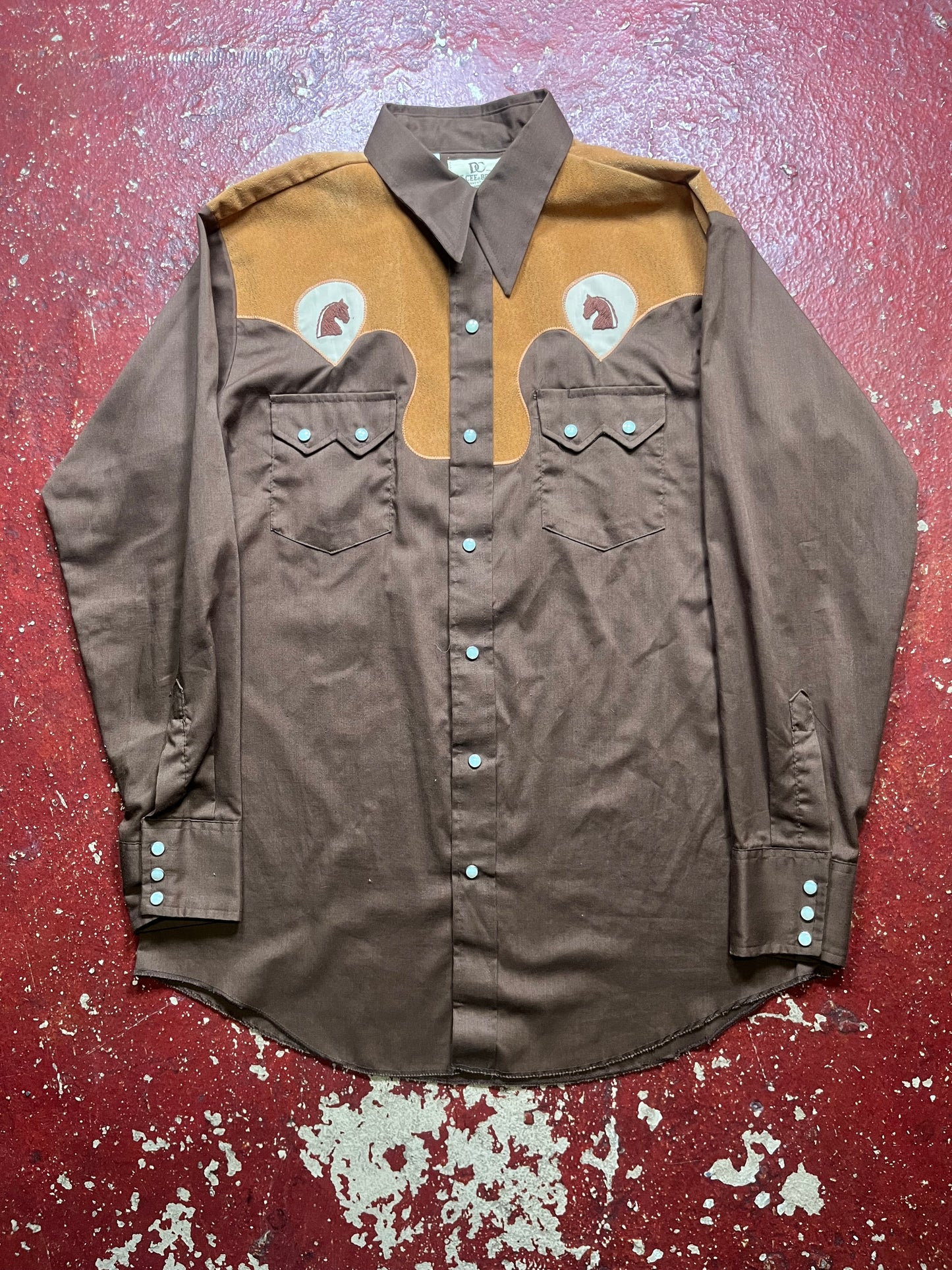 70s Dee Cee Sawtooth Western Shirt