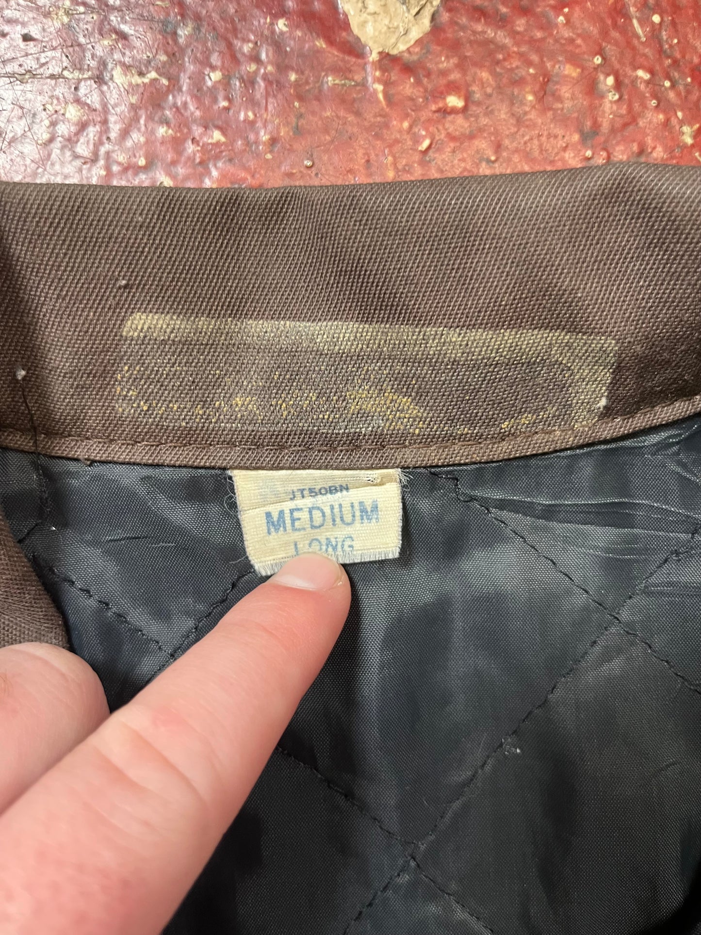 60s/70s Brown Work Jacket