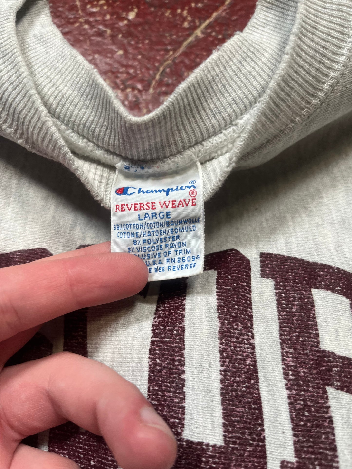 90s Champion Reverse Weave Episcopal Crewneck