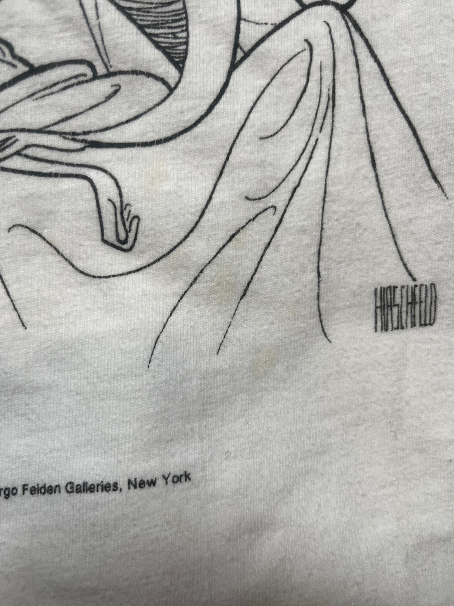 90s Al Hirschfeld Drawing Tee