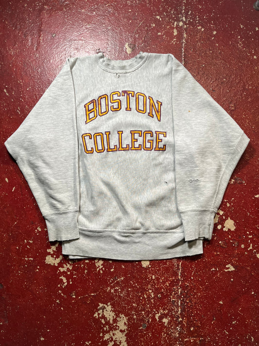 80s Champion Reverse Weave Boston College Crewneck