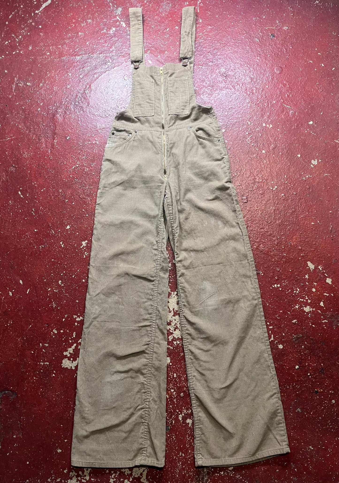 80s Hash Corduroy Bell Bottom Overalls