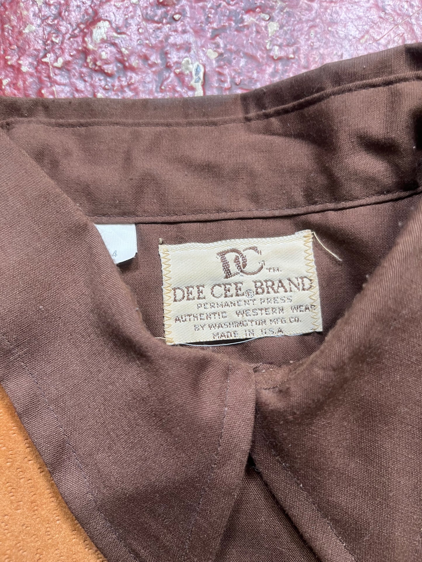70s Dee Cee Sawtooth Western Shirt