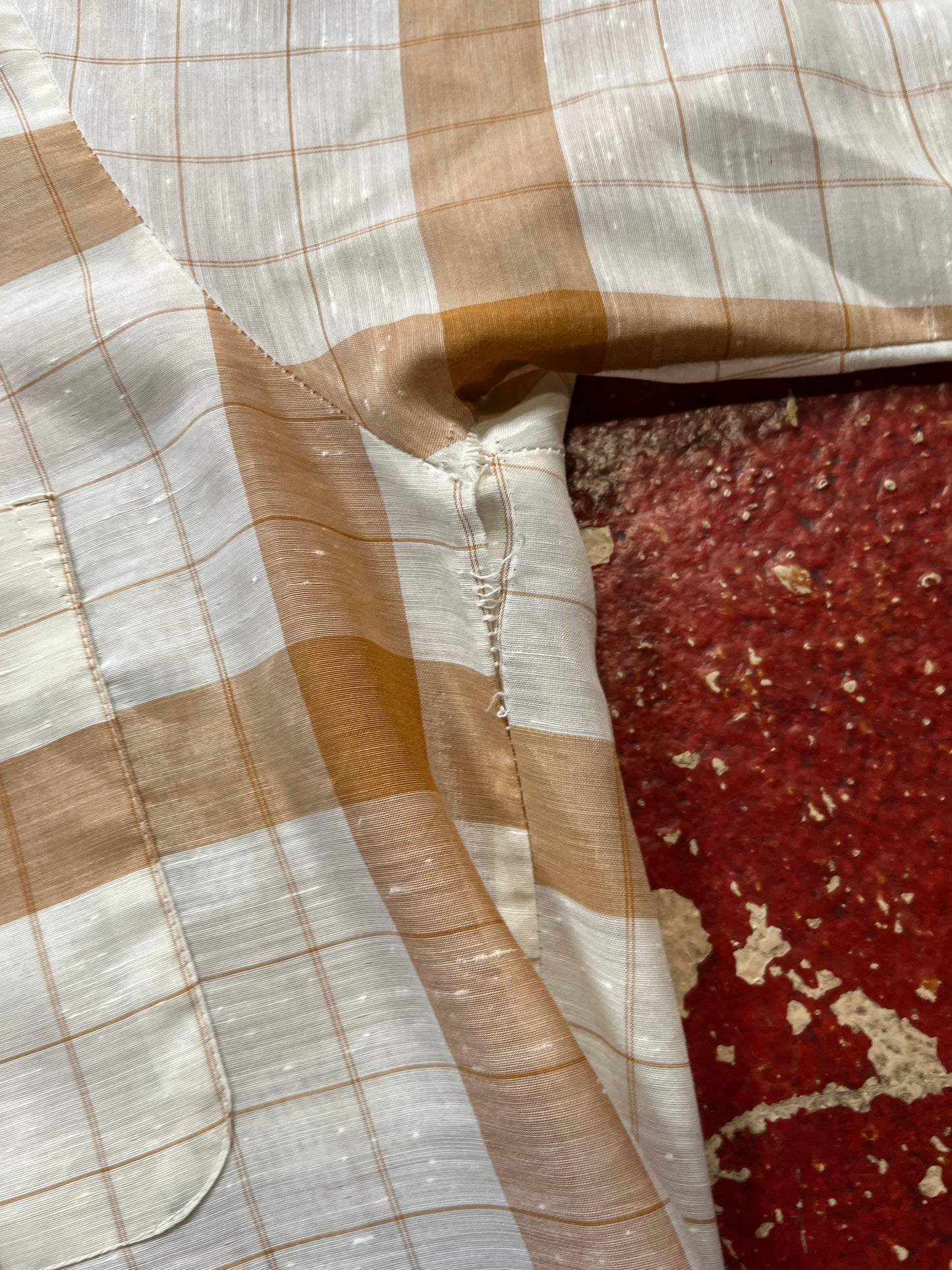60s Mac Phergus Brown & White Fleck Short Sleeve Shirt