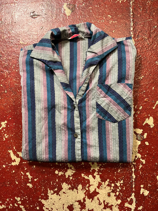 50s Graff Women’s Loop Collar Short Sleeve Shirt