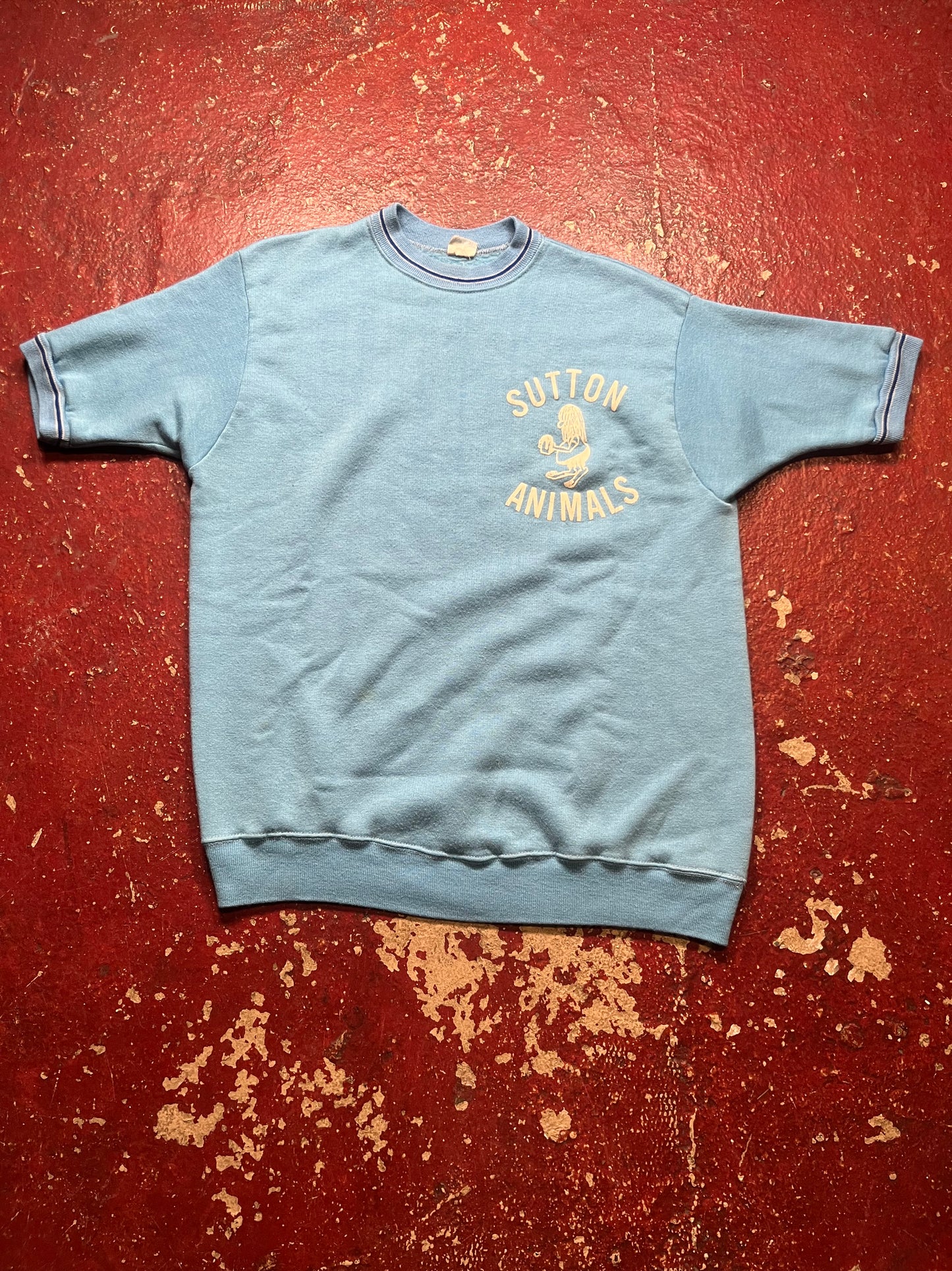 60s Champion Sutton Animals Short Sleeve Crewneck