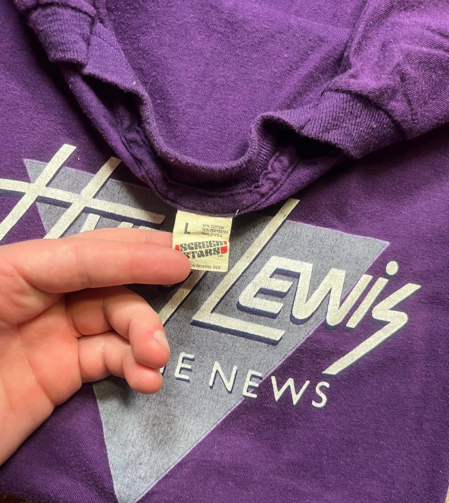 1984 Huey Lewis & The News “Sports” Tee