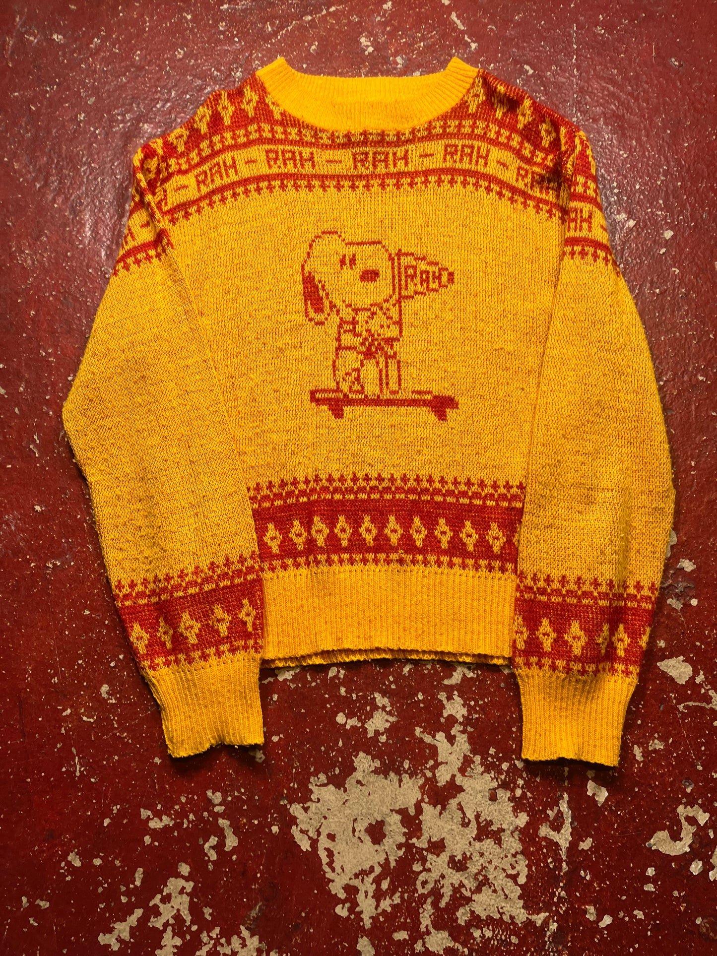 70s Snoopy Knit Sweater