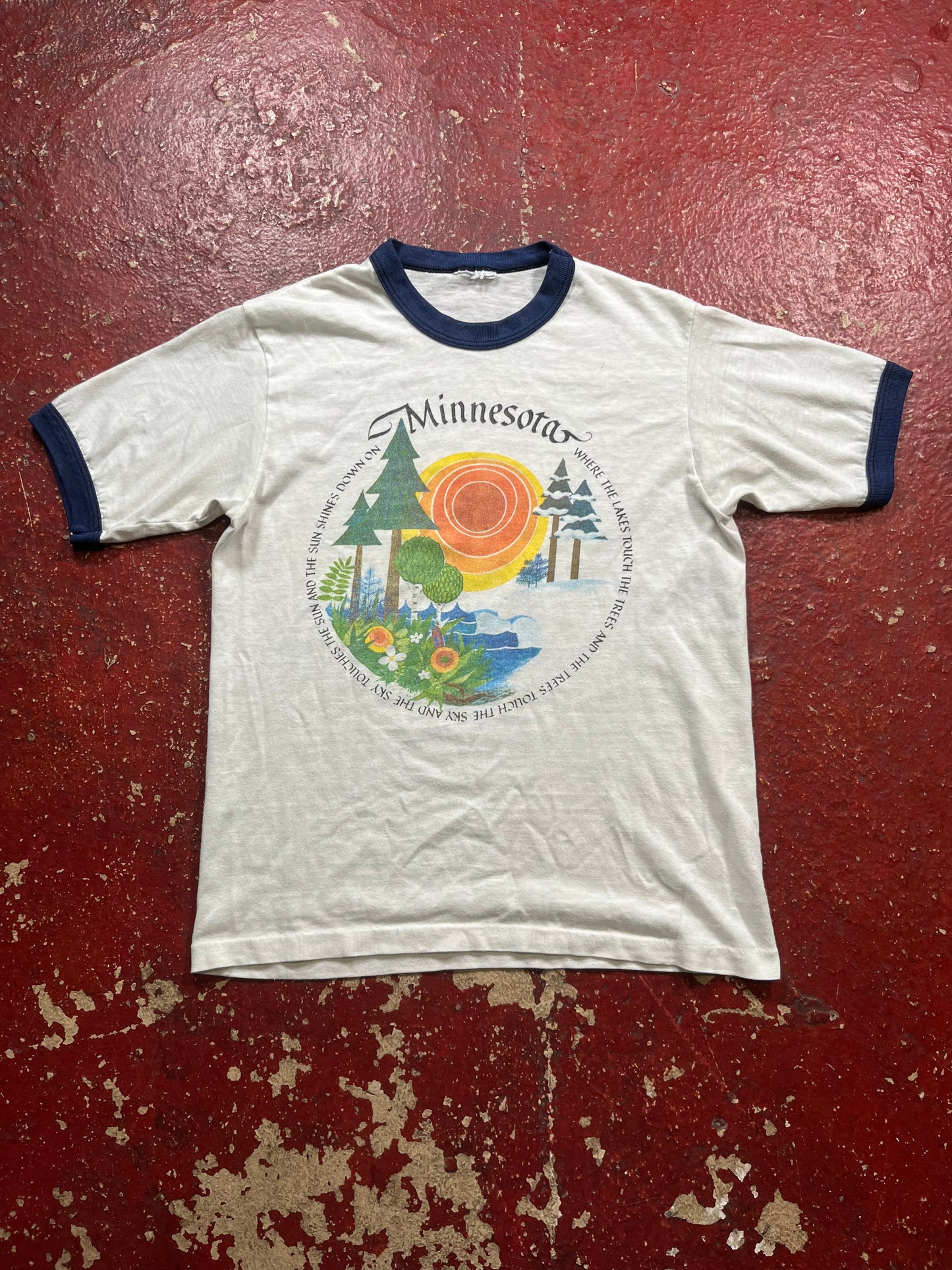 70s/80s Minnesota Ringer Tee