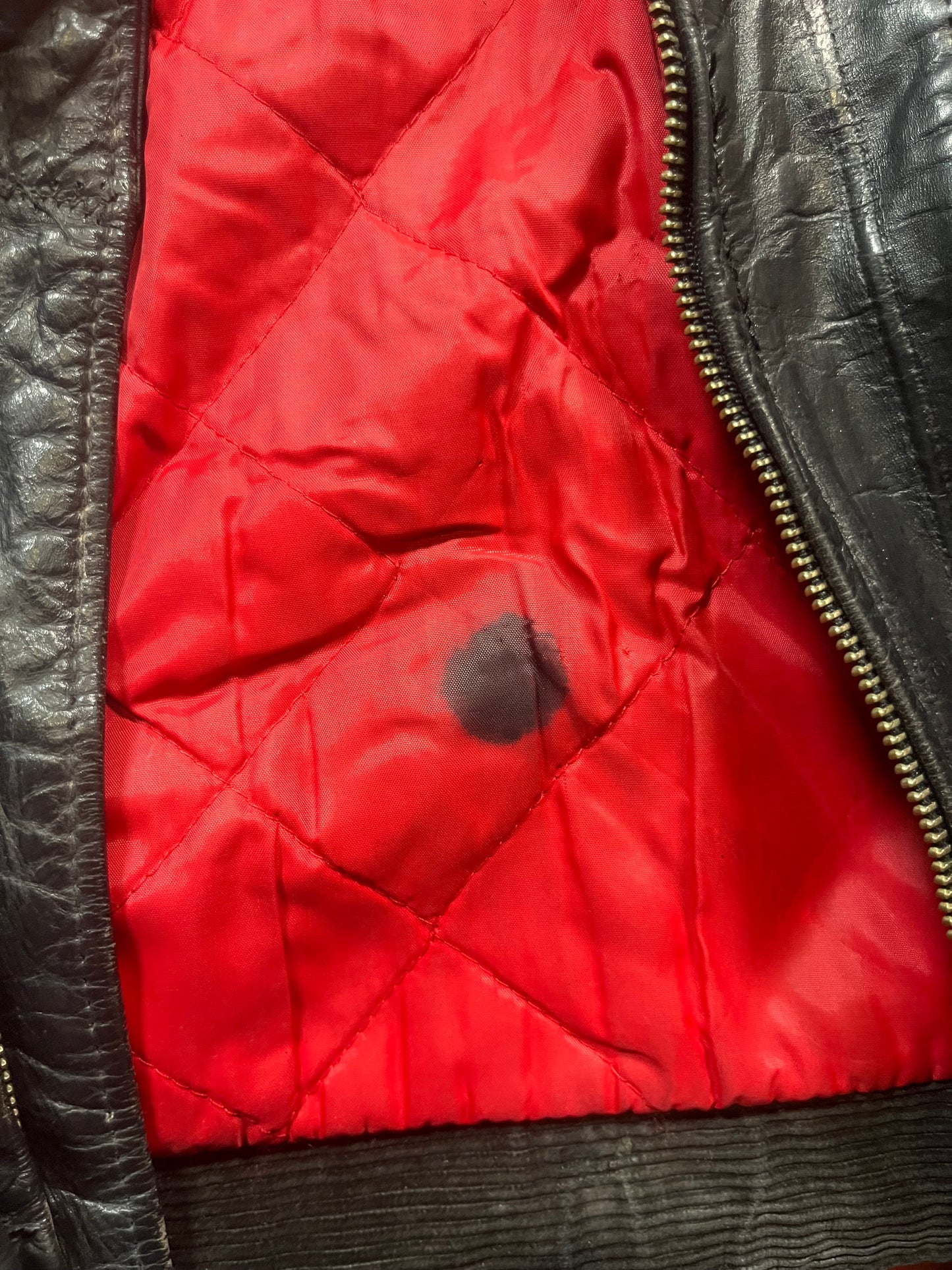 50s D Pocket Leather Jacket