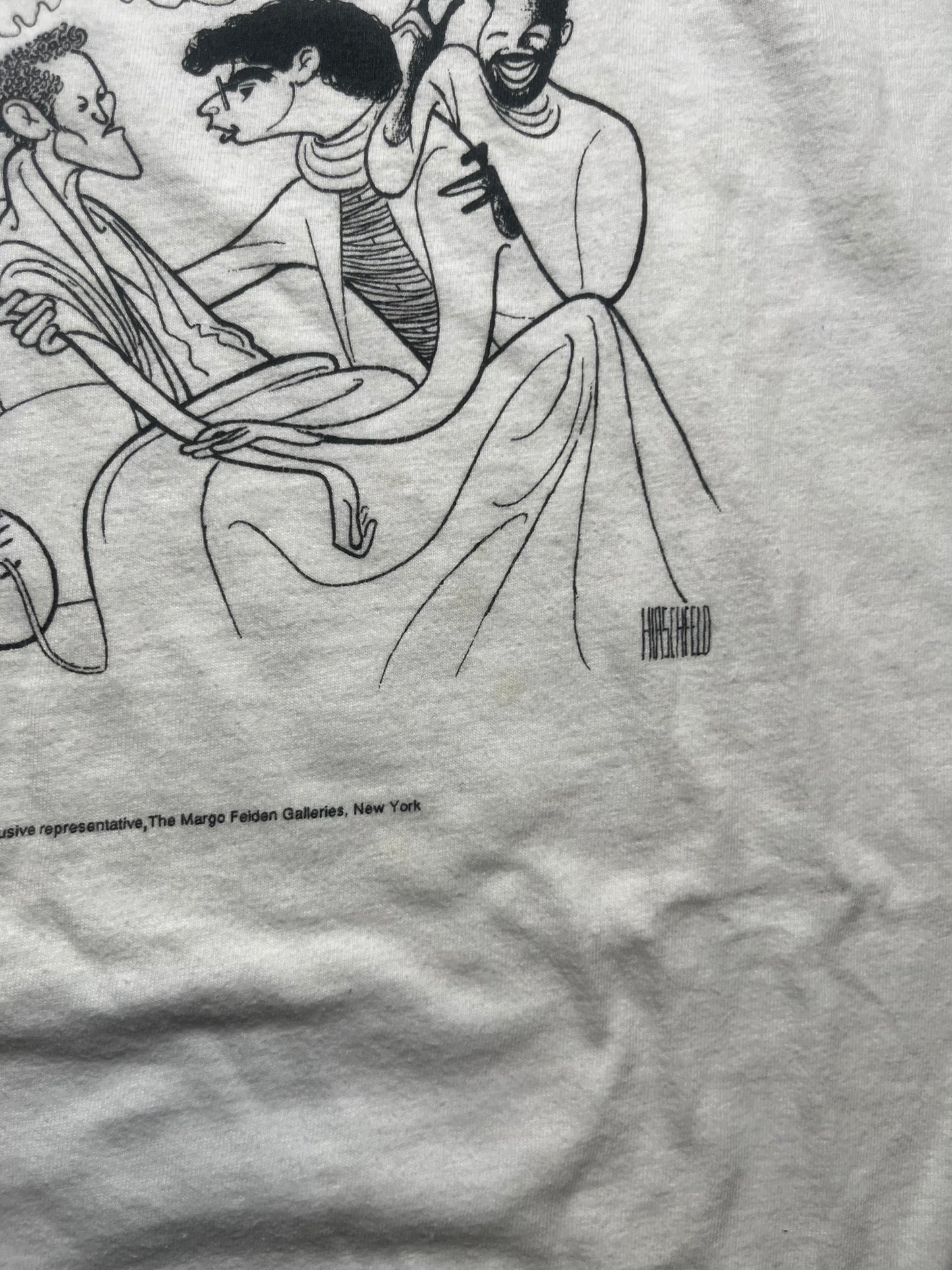 90s Al Hirschfeld Drawing Tee