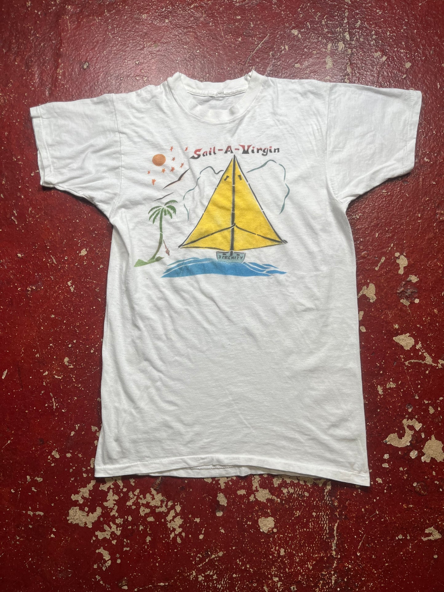 70s/80s Sail-A-Virgin Tee