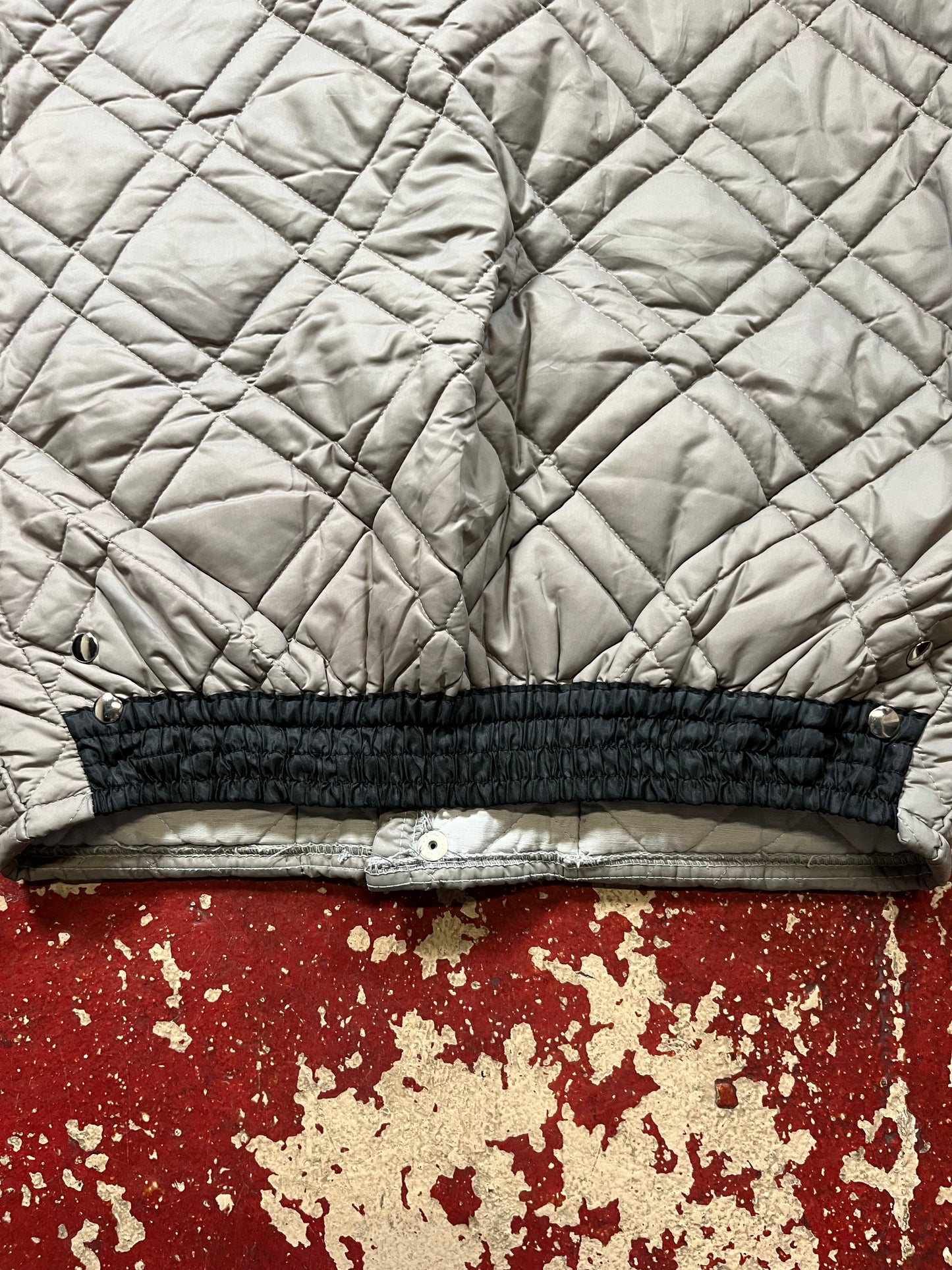 50s Penneys Towncraft Grey Quilted Jacket