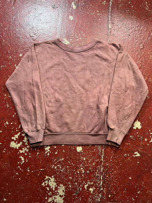60s Maroon Crewneck