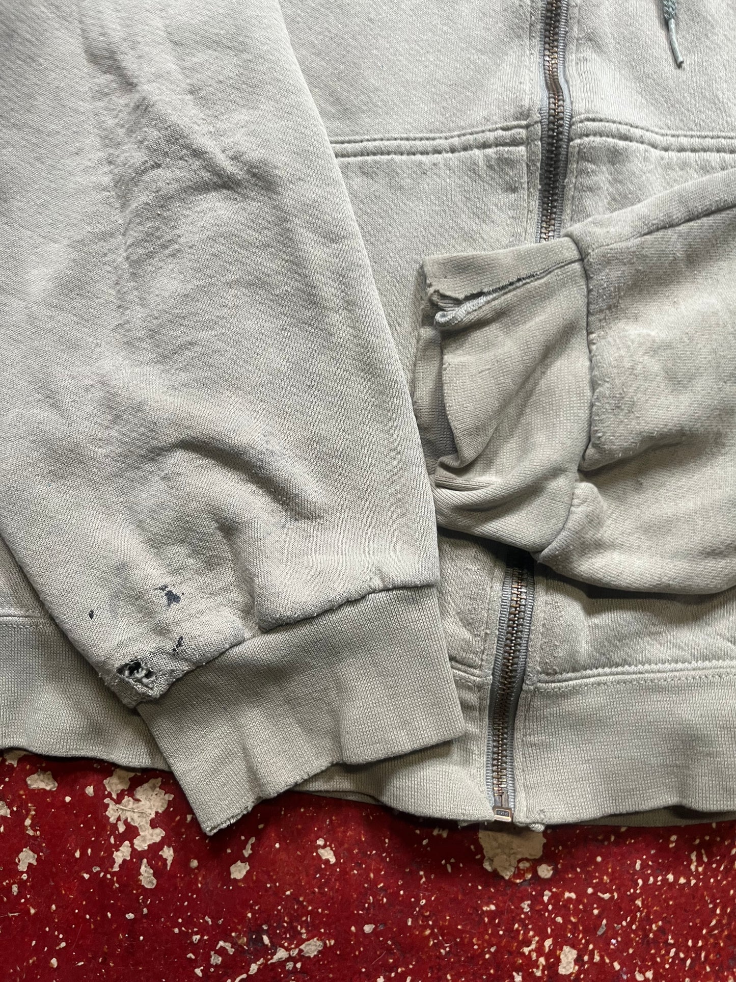 90s/00s Nike Green Zip Up Hoodie