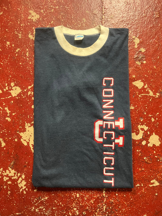70s Champion University Of Connecticut Tee